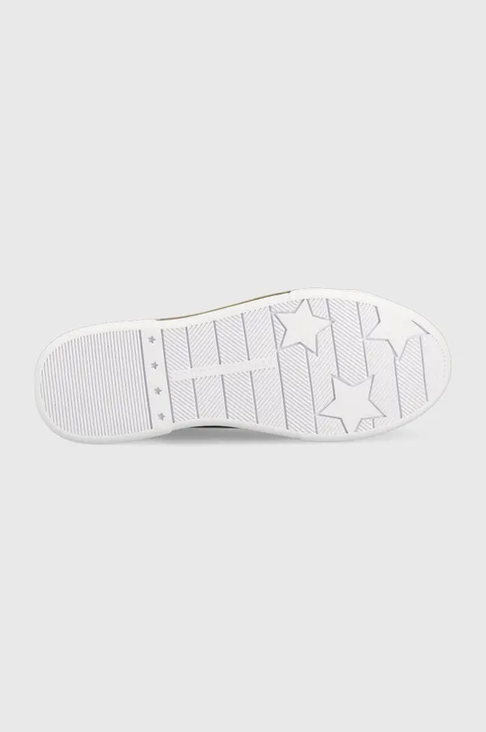 Tommy Hilfiger bőr sportcipő Embossed Monogram Sneaker Női