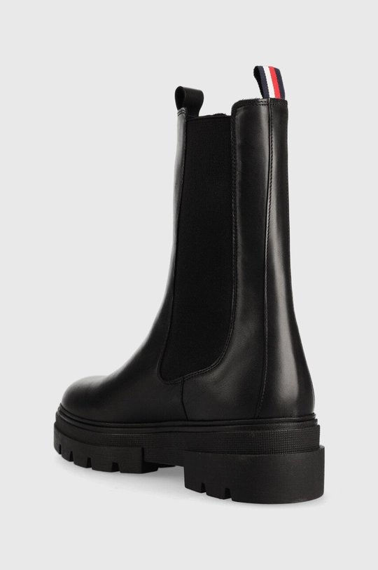 Kožne gležnjače Tommy Hilfiger Monochromatic Chelsea Boot  Vanjski dio: Prirodna koža Unutrašnji dio: Tekstilni materijal, Prirodna koža Potplat: Sintetički materijal