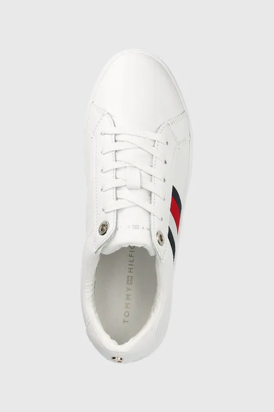 bela Usnjene superge Tommy Hilfiger