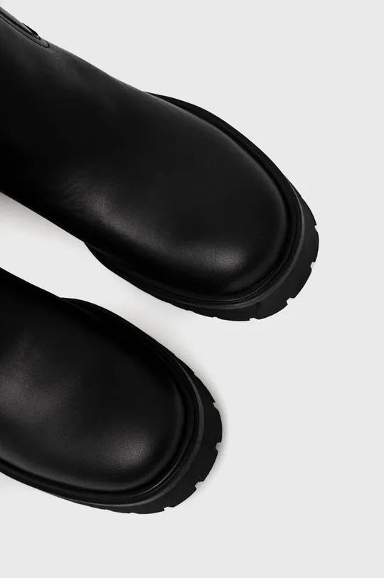 Usnjeni elegantni škornji Tommy Hilfiger Belt Buckle Ženski