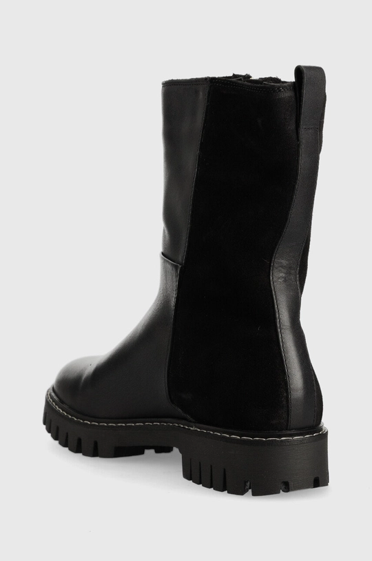 Kožené členkové topánky Tommy Hilfiger Warm Lining Boot  Zvršok: Prírodná koža Vnútro: Syntetická látka, Prírodná koža Podrážka: Syntetická látka