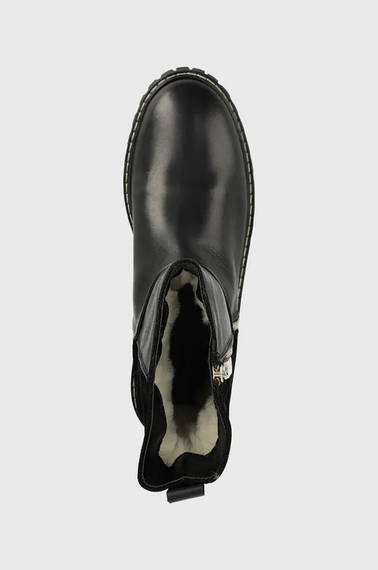 μαύρο Δερμάτινες μπότες Tommy Hilfiger Warm Lining Boot