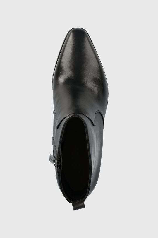 černá Westernové kožené boty MICHAEL Michael Kors Harlow
