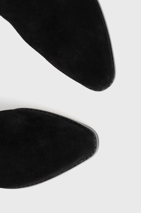 črna Elegantni škornji iz semiša MICHAEL Michael Kors Harlow