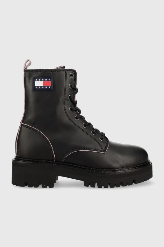чёрный Полусапоги Tommy Jeans Urban Tommy Jeans Piping Boot Женский