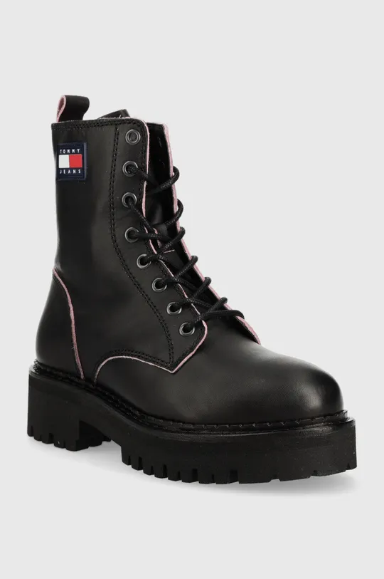 Tommy Jeans bakancs Urban Tommy Jeans Piping Boot fekete