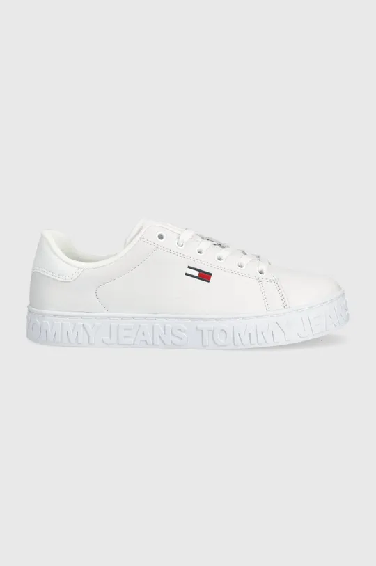 biela Kožené tenisky Tommy Jeans Cool Tommy Jeans Sneaker Ess Dámsky