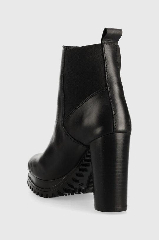 Tommy Jeans sztyblety skórzane Essentials High Heel Boot EN0EN02045.BDS Cholewka: Skóra naturalna, Wnętrze: Materiał tekstylny, Skóra naturalna, Podeszwa: Materiał syntetyczny