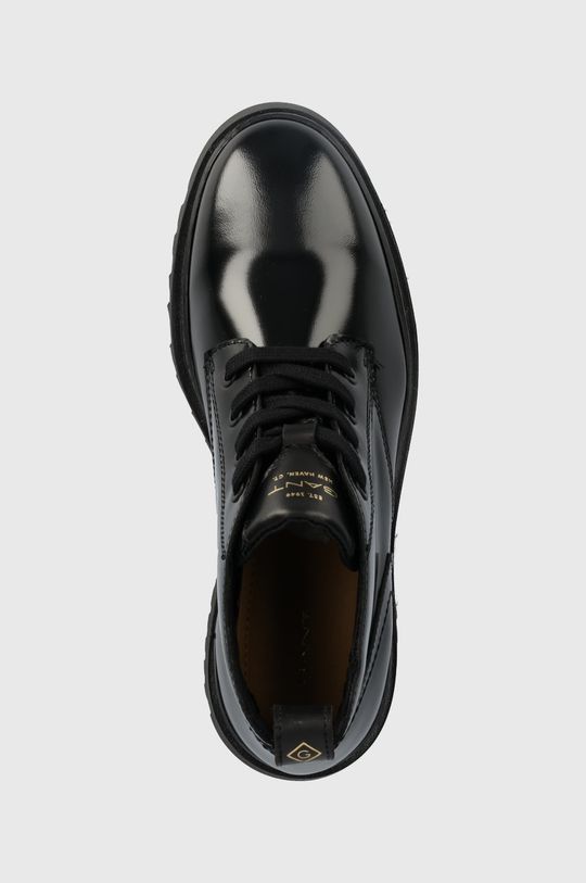 negru Gant cizme de piele