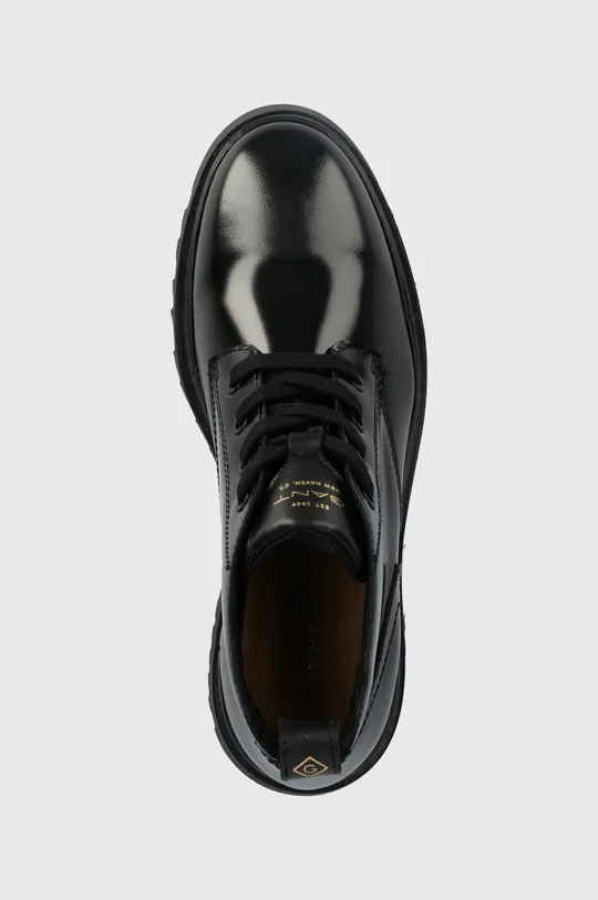 μαύρο Δερμάτινες μπότες Gant