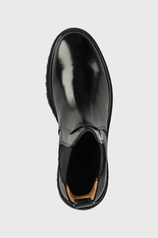 černá Kožené kotníkové boty Gant Aligrey