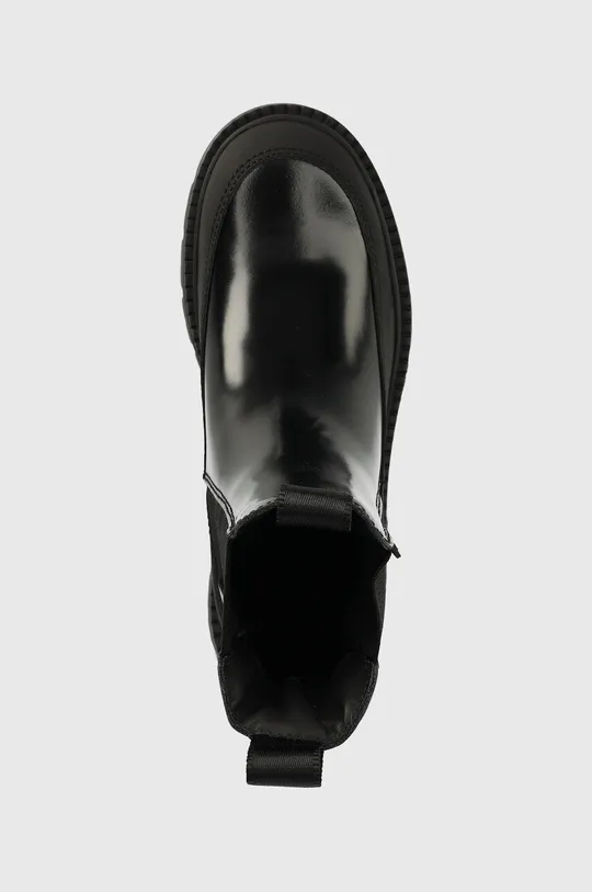 μαύρο Δερμάτινες μπότες τσέλσι Gant