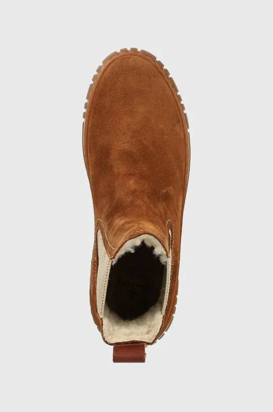 barna Gant magasszárú cipő velúrból Snowmont