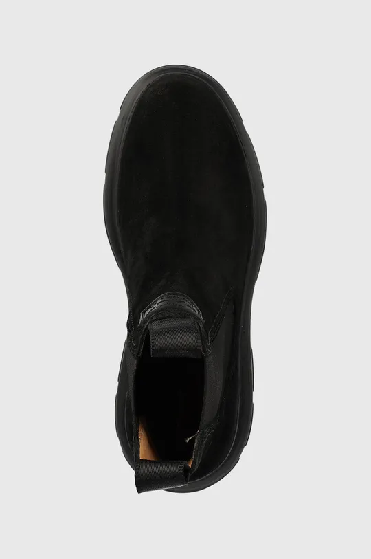 fekete Gant magasszárú cipő velúrból Janebi