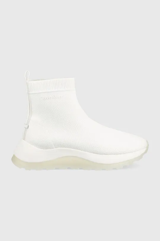 biały Calvin Klein sneakersy 2 Piece Sole Sock Boot Damski