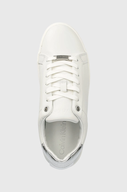 белый Кожаные кроссовки Calvin Klein Cupsole Lace Up