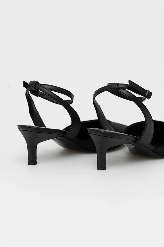 Γόβες παπούτσια Calvin Klein Kit H Mule W Ankl Strap 50  Πάνω μέρος: Υφαντικό υλικό, Φυσικό δέρμα Εσωτερικό: Φυσικό δέρμα Σόλα: Φυσικό δέρμα