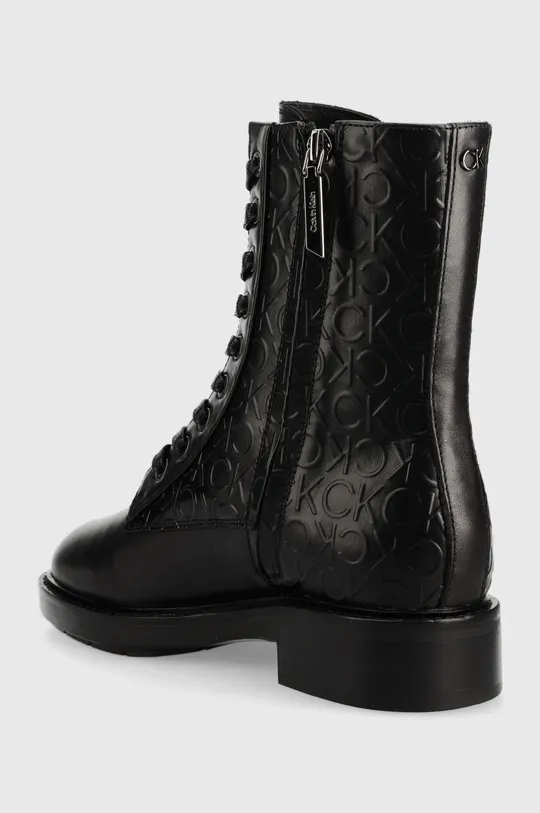 Členkové topánky Calvin Klein Rubber Sole Combat Boot  Zvršok: Syntetická látka, Prírodná koža Vnútro: Textil, Prírodná koža Podrážka: Syntetická látka