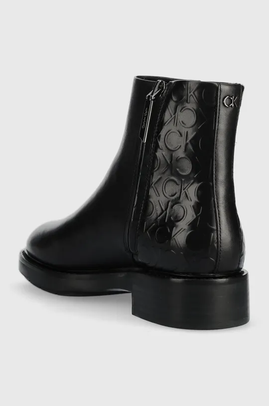 Gležnarji Calvin Klein Rubber Sole Ankle Boot  Zunanjost: Sintetični material, Naravno usnje Notranjost: Tekstilni material, Naravno usnje Podplat: Sintetični material