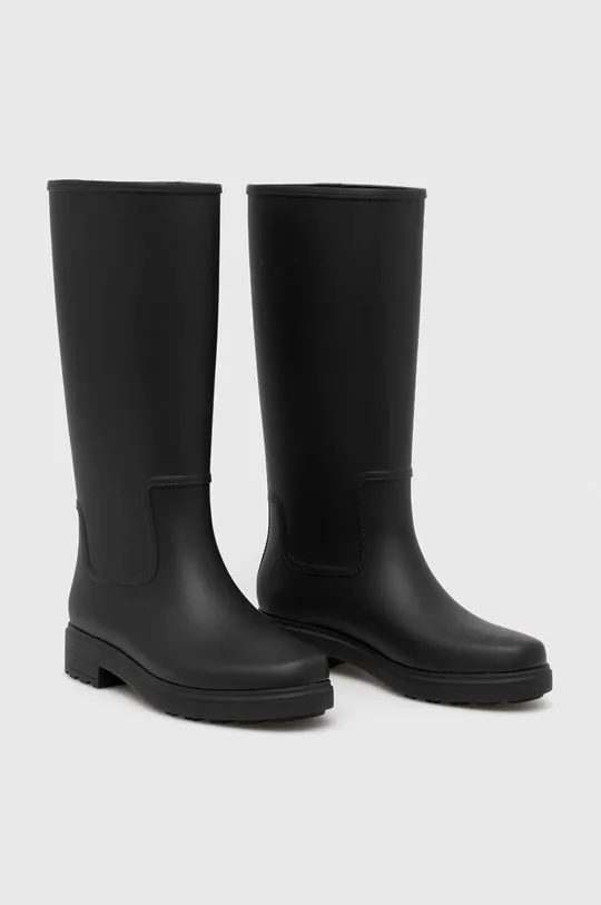 Gumene čizme Calvin Klein Rain Boot Knee crna