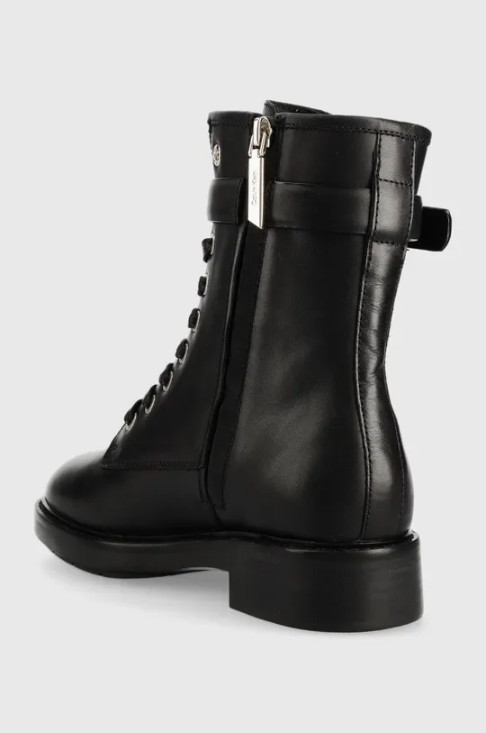 Kožené členkové topánky Calvin Klein Rubber Sole Combat Boot  Zvršok: Prírodná koža Vnútro: Textil, Prírodná koža Podrážka: Syntetická látka