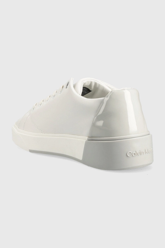 Calvin Klein sneakersy skórzane Heel Cupsole Lace Up Cholewka: Materiał syntetyczny, Skóra naturalna, Wnętrze: Materiał tekstylny, Skóra naturalna, Podeszwa: Materiał syntetyczny