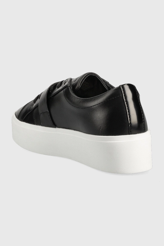 Calvin Klein sneakersy skórzane Flatform Cupsole Lace Up Cholewka: Skóra naturalna, Wnętrze: Skóra naturalna, Materiał tekstylny, Podeszwa: Materiał syntetyczny