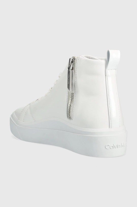 Kožené tenisky Calvin Klein Cupsole Wave High Top  Zvršok: Prírodná koža Vnútro: Textil, Prírodná koža Podrážka: Syntetická látka