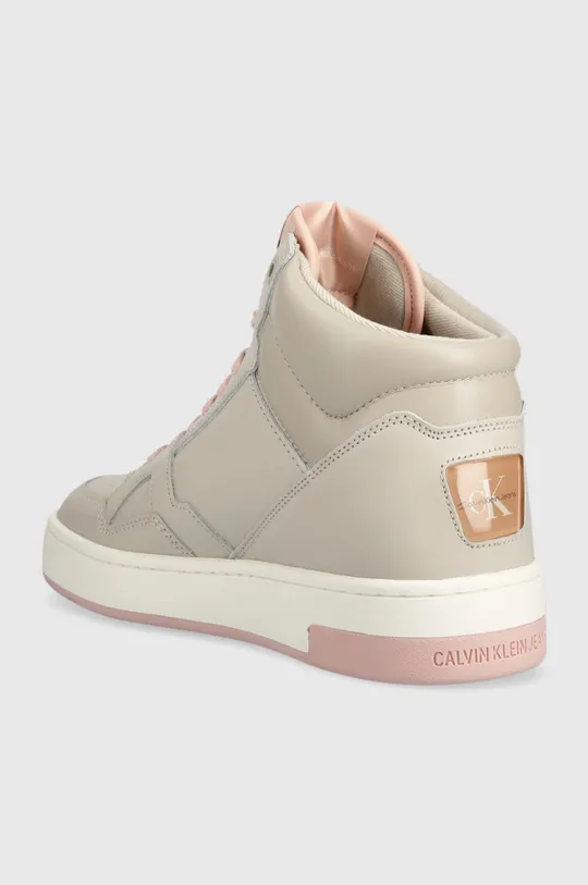 Sneakers boty Calvin Klein Jeans Basket Cupsole Mid  Svršek: Umělá hmota, Přírodní kůže Vnitřek: Textilní materiál Podrážka: Umělá hmota