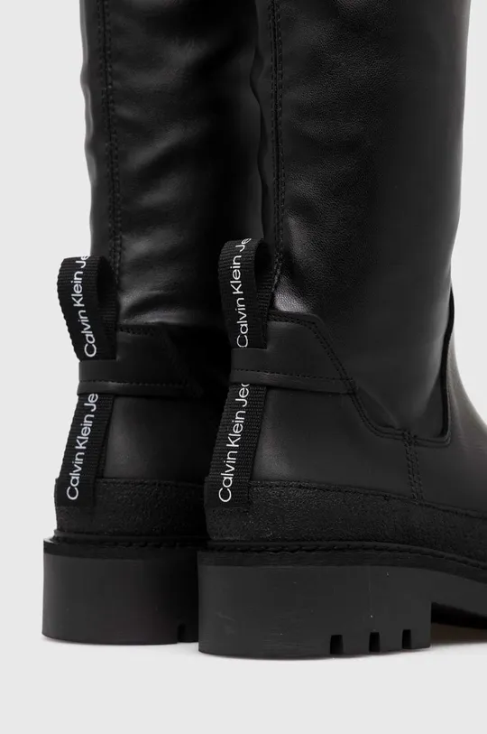 Μπότες Calvin Klein Jeans Combat Knee Boot  Πάνω μέρος: Συνθετικό ύφασμα, Φυσικό δέρμα Εσωτερικό: Υφαντικό υλικό, Φυσικό δέρμα Σόλα: Συνθετικό ύφασμα