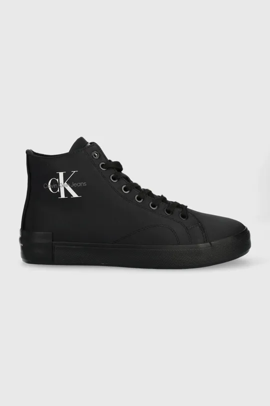 μαύρο Πάνινα παπούτσια Calvin Klein Jeans Ess Vulcanized Laceup Mid Ny Γυναικεία