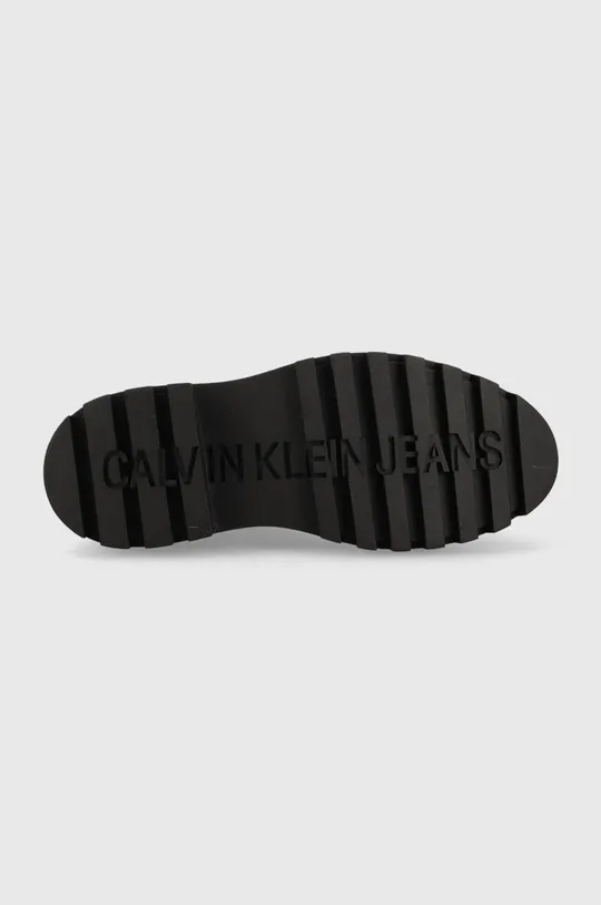 Calvin Klein Jeans sztyblety skórzane Flatform High Chelsea Mix Damski