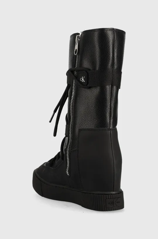 Δερμάτινες μπότες χιονιού Calvin Klein Jeans Hidden Wedge Cupsole Snow Boot  Πάνω μέρος: Φυσικό δέρμα Εσωτερικό: Υφαντικό υλικό Σόλα: Συνθετικό ύφασμα
