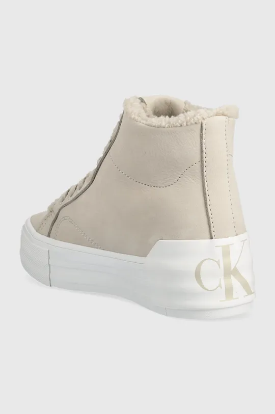 Calvin Klein Jeans sneakersy zamszowe Vulc Flatform Bold Mid Cholewka: Skóra zamszowa, Wnętrze: Materiał tekstylny, Podeszwa: Materiał syntetyczny