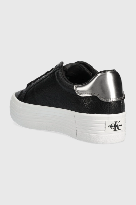 Usnjene superge Calvin Klein Jeans Vulc Flatform Laceup Low  Zunanjost: prevlečeno usnje Notranjost: Tekstilni material Podplat: Sintetični material