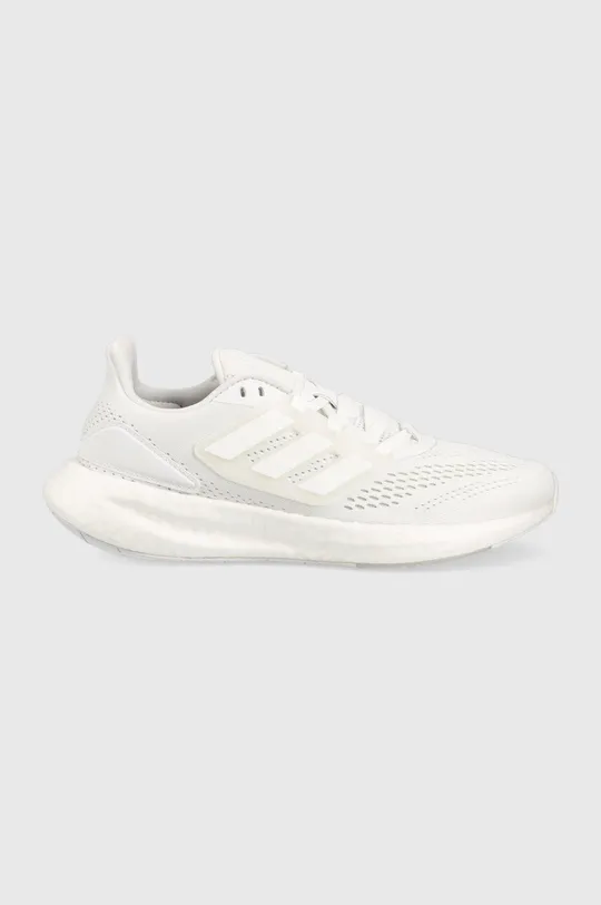 bela Tekaški čevlji adidas Performance Pureboost 22 Ženski