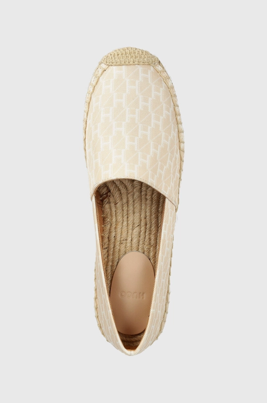 béžová Espadrilky HUGO Baja Slon