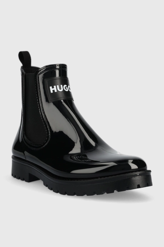 Гумові чоботи HUGO Tabita Rain Bootie чорний