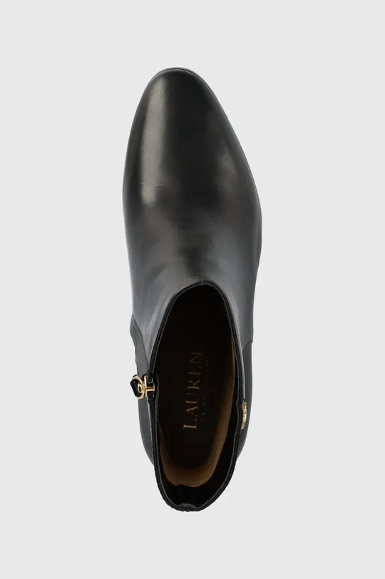 μαύρο Δερμάτινες μπότες Lauren Ralph Lauren Wendey