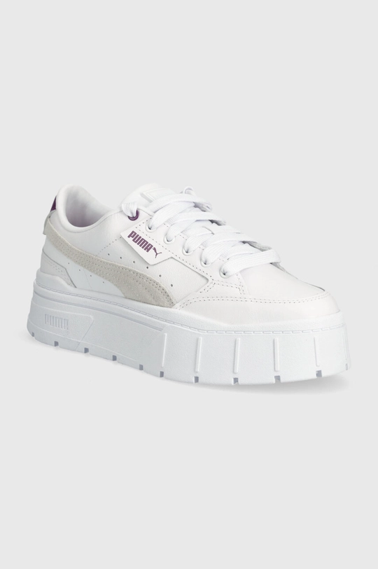 alb Puma sneakers din piele Mayze Stack Wns De femei