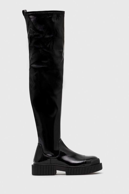 negru Armani Exchange cizme De femei