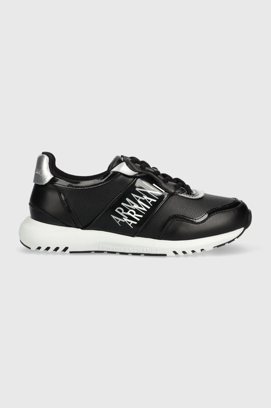 czarny Armani Exchange sneakersy Damski