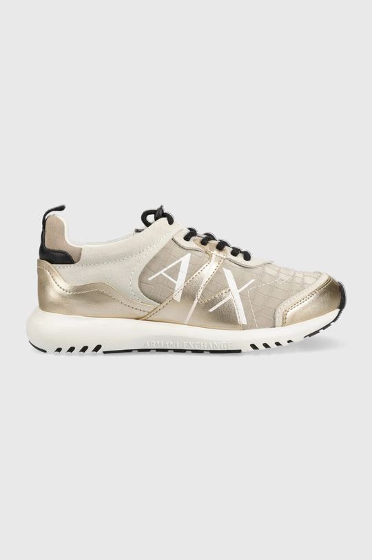 beżowy Armani Exchange sneakersy Damski