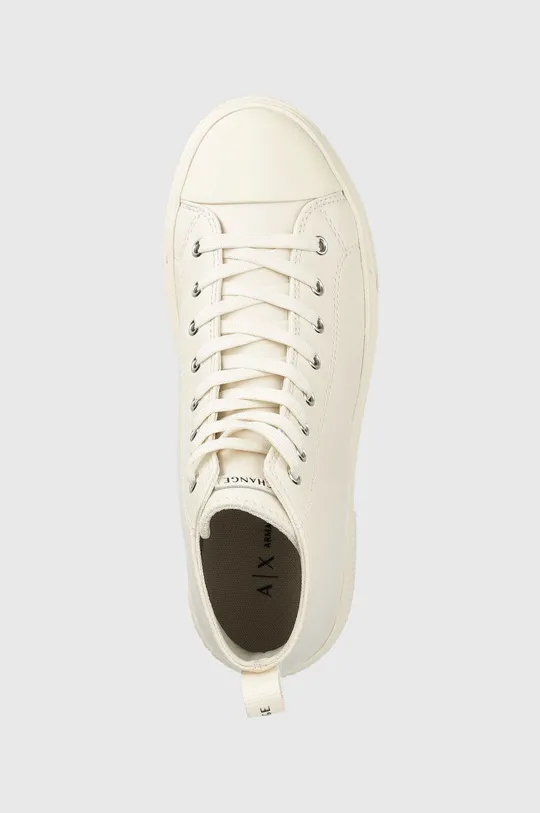 bézs Armani Exchange bőr sneaker