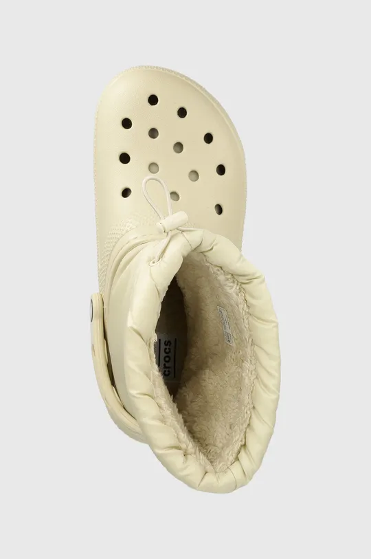 бежевый Зимние сапоги Crocs Classic Lined Neo Puff Boot
