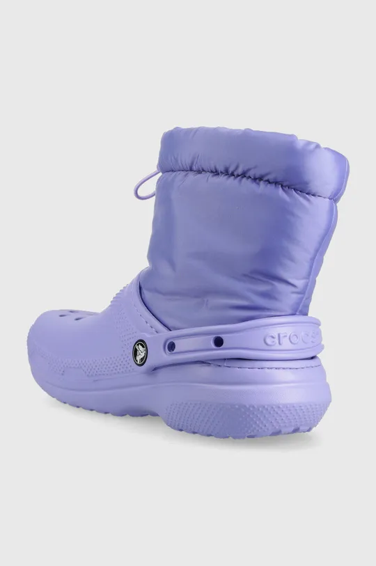 Čizme za snijeg Crocs Classic Lined Neo Puff Boot  Vanjski dio: Tekstilni materijal Unutrašnji dio: Tekstilni materijal Potplat: Sintetički materijal