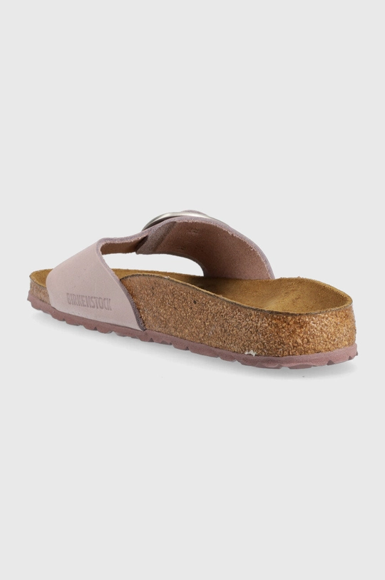 Birkenstock klapki zamszowe MADRID BIG BUCKLE Cholewka: Skóra zamszowa, Wnętrze: Skóra naturalna, Podeszwa: Materiał syntetyczny