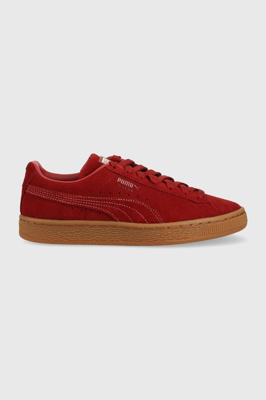 burgundia Puma sneakers din piele întoarsă Classics x VOGUE De femei