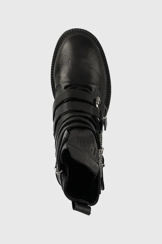 čierna Kožené členkové topánky Dkny Ita