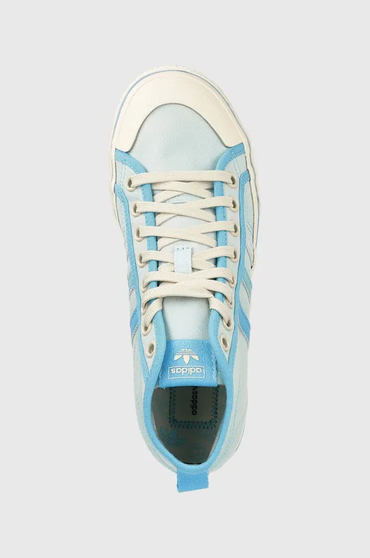 μπλε Πάνινα παπούτσια adidas Originals Nizza Platform